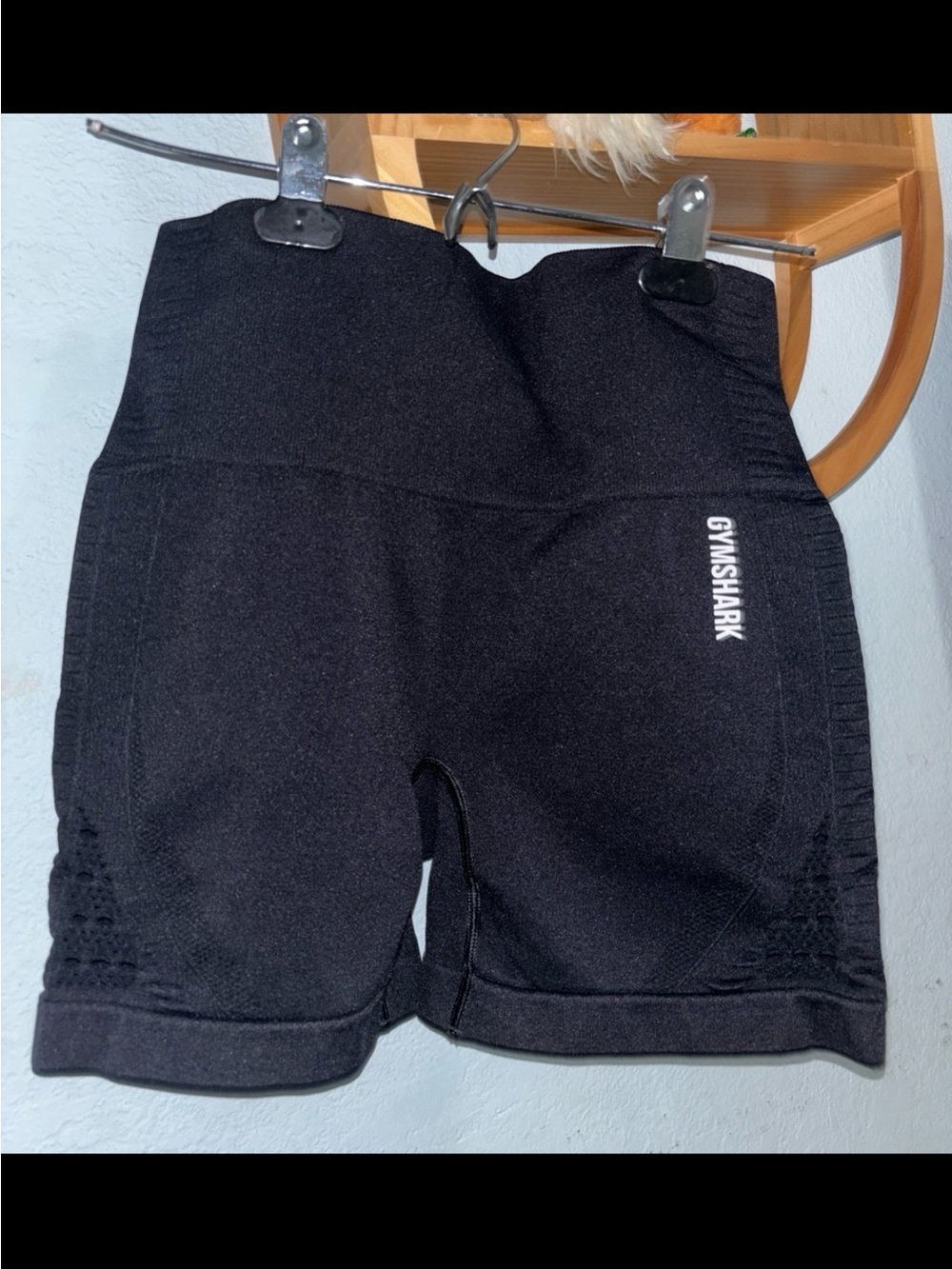 Gymshark Black Seamless High-Waist Bike Shorts